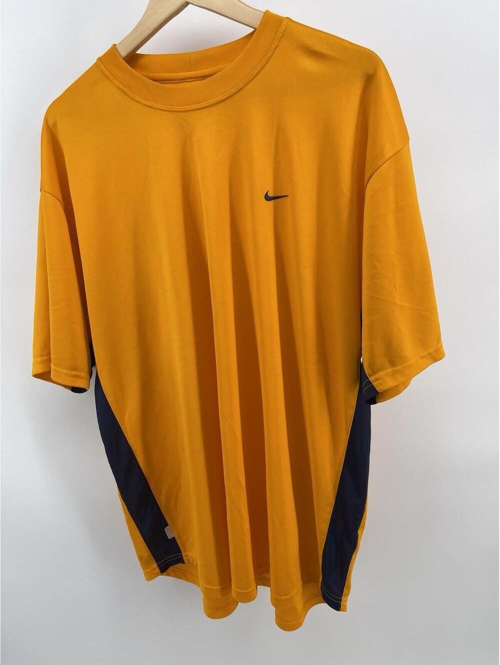 Nike Mens Sphere Dry T-Shirt Adult Size XXL Orange Blue Y2K